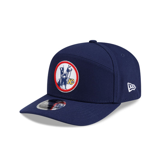 Kansas City Scouts Poly Split Panel 9SEVENTY Stretch-Snap Hat - New Era Cap