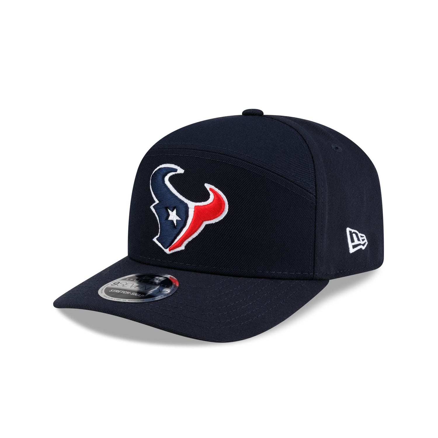 Houston Texans Poly Split Panel 9SEVENTY Stretch-Snap Hat