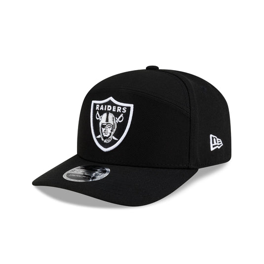 Las Vegas Raiders Poly Split Panel 9SEVENTY Stretch-Snap Hat - New Era Cap