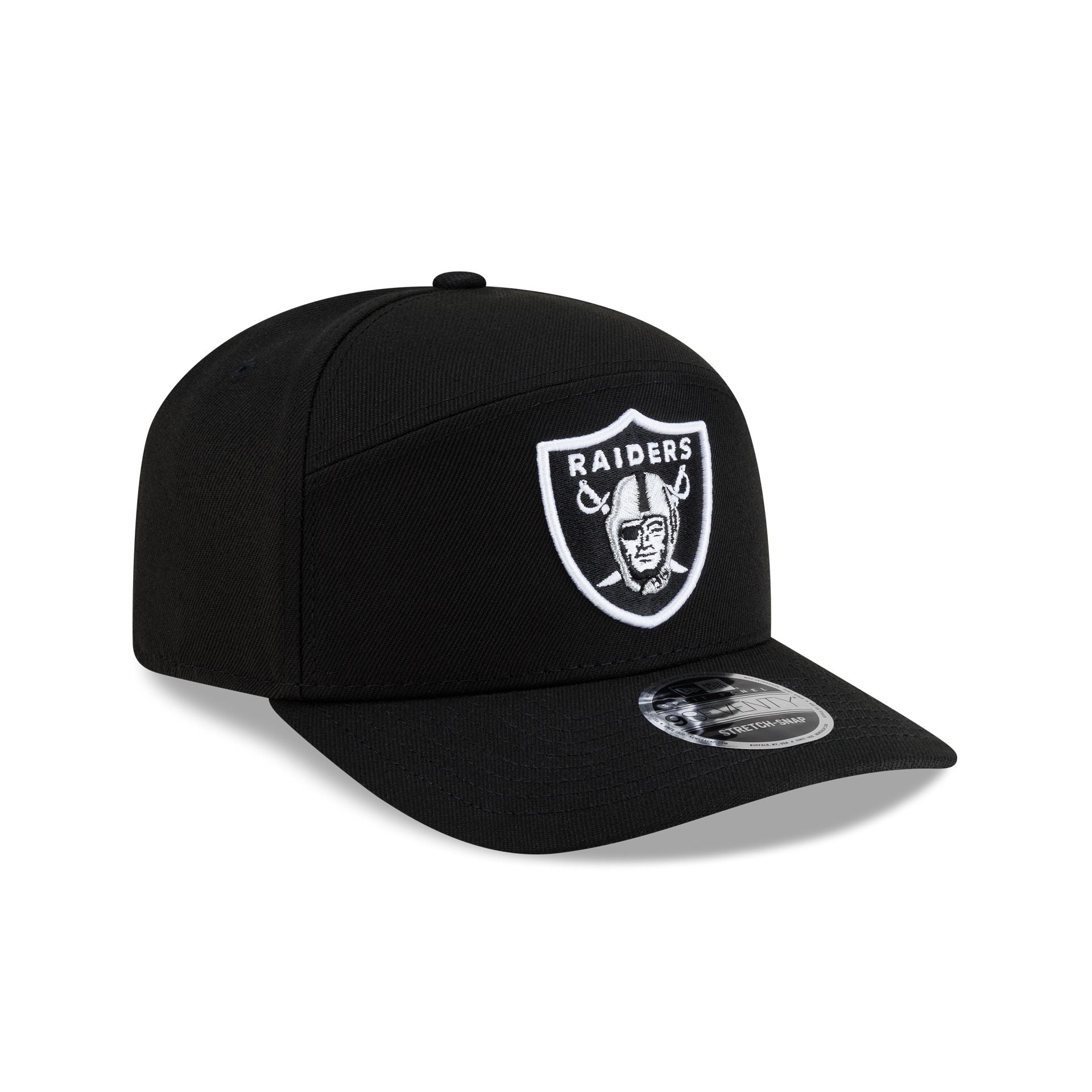 Las Vegas Raiders Poly Split Panel 9SEVENTY Stretch-Snap Hat