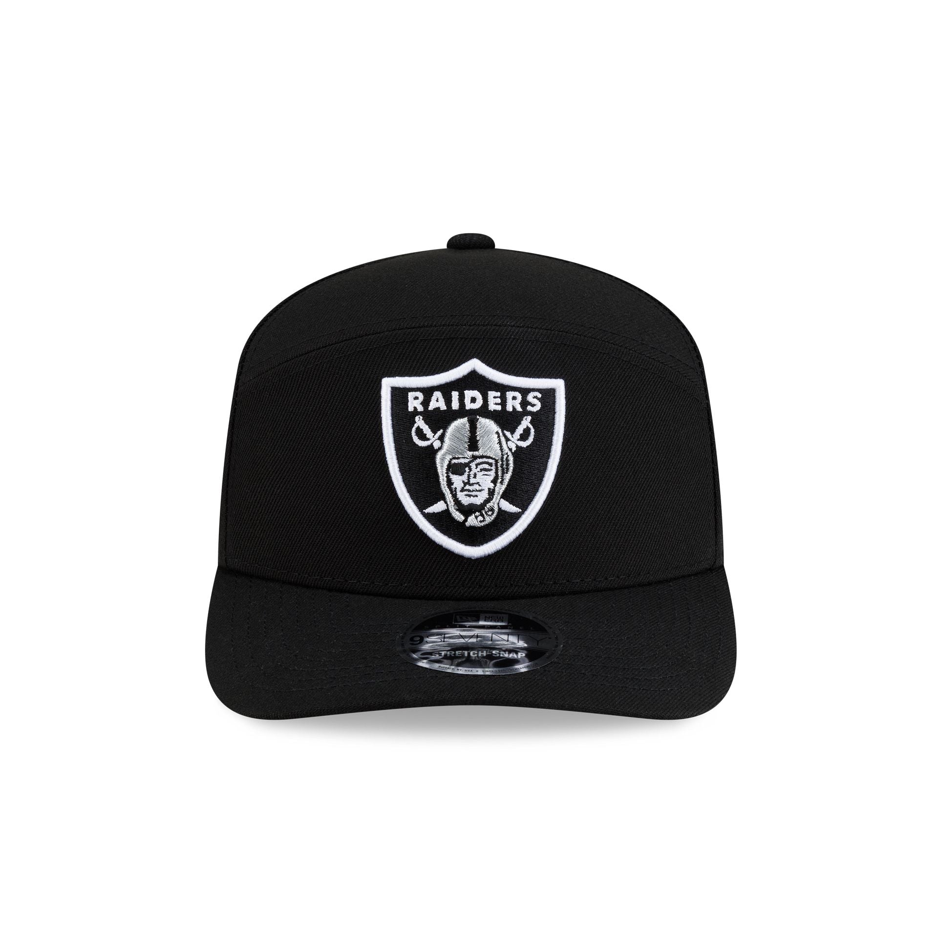 Las Vegas Raiders Poly Split Panel 9SEVENTY Stretch-Snap Hat