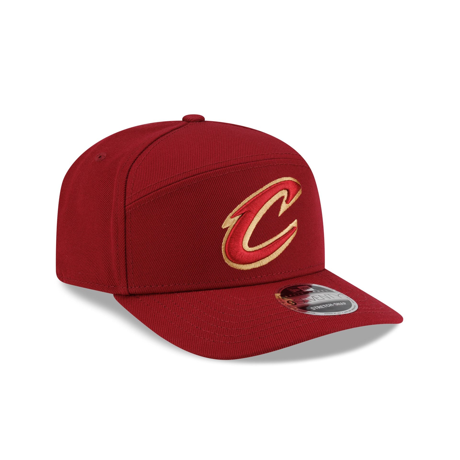 Cleveland Cavaliers Poly Split Panel 9SEVENTY Stretch-Snap Hat