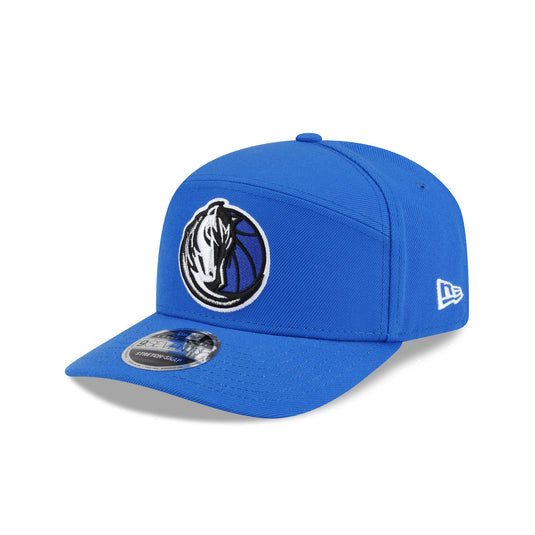 Dallas Mavericks Poly Split Panel 9SEVENTY Stretch-Snap Hat - New Era Cap