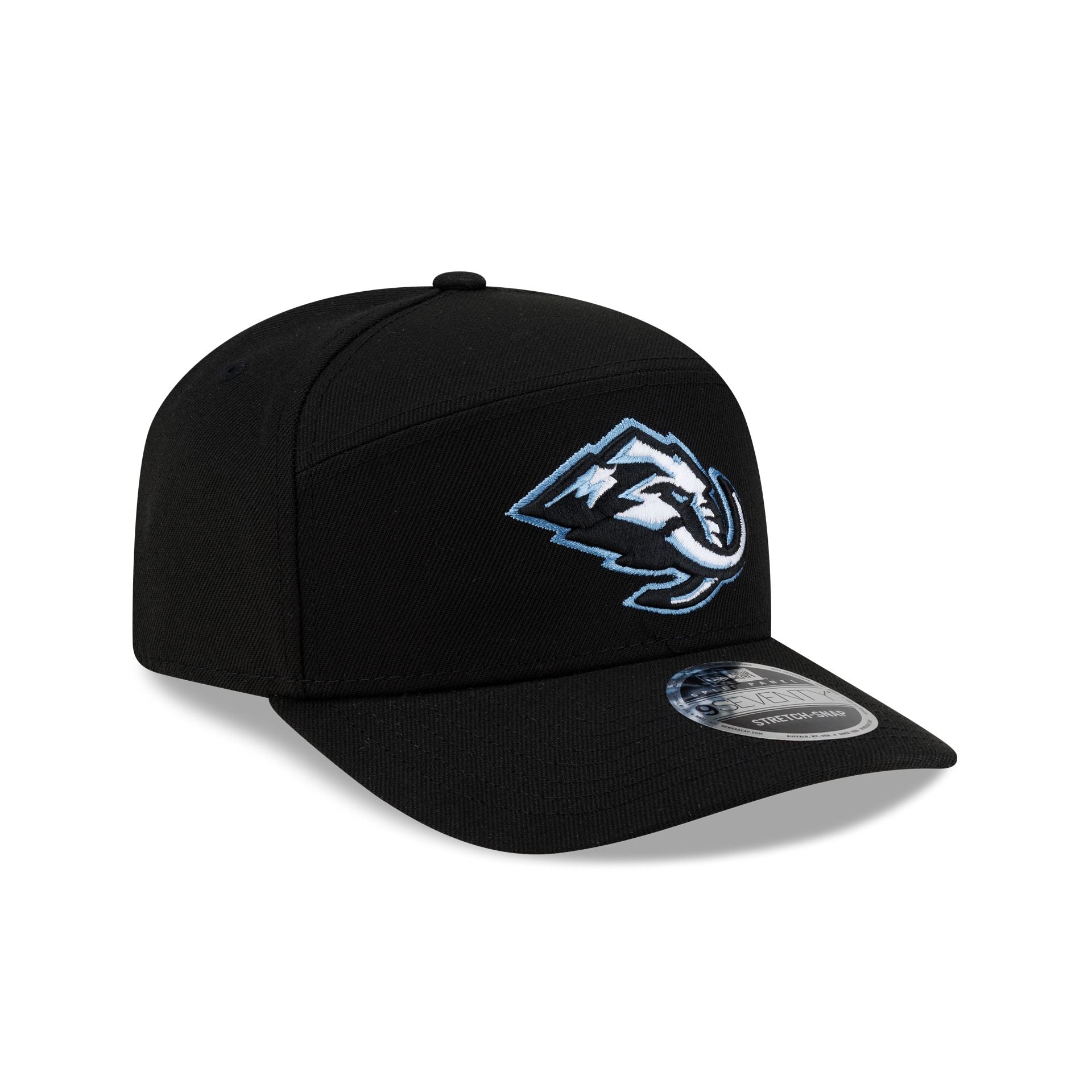 Utah Mammoth Poly Split Panel 9SEVENTY Stretch-Snap Hat