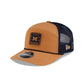 Michigan Wolverines Light Bronze Split Panel 9SEVENTY Trucker Hat