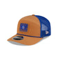 Duke Blue Devils Light Bronze Split Panel 9SEVENTY Trucker Hat