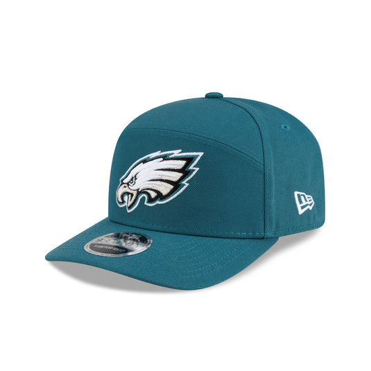 Philadelphia Eagles Poly Split Panel 9SEVENTY Stretch-Snap Hat - New Era Cap