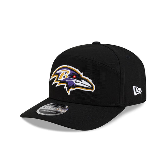 Baltimore Ravens Poly Split Panel 9SEVENTY Stretch-Snap Hat - New Era Cap
