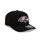 Baltimore Ravens Poly Split Panel 9SEVENTY Stretch-Snap Hat
