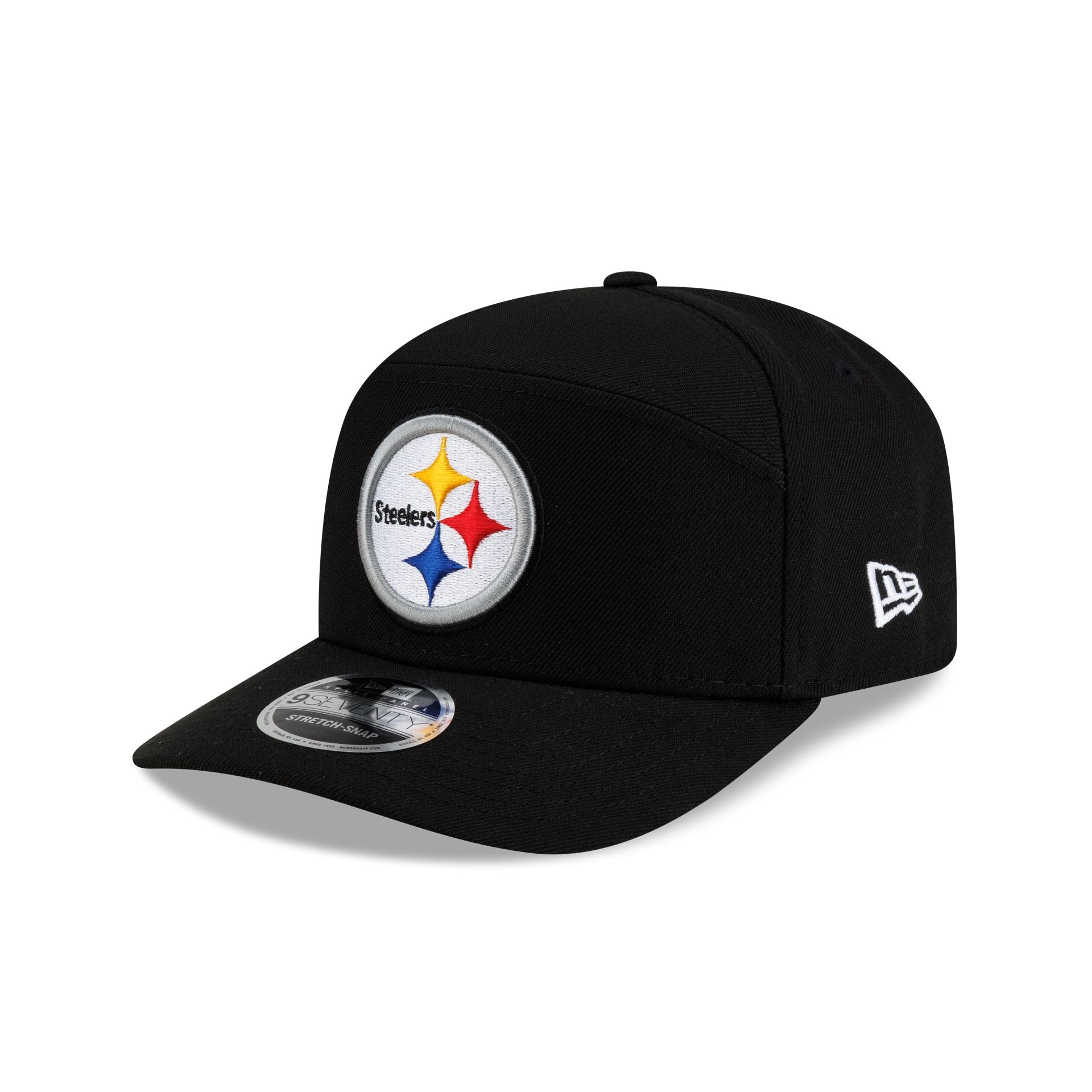 Pittsburgh Steelers Poly Split Panel 9SEVENTY Stretch-Snap Hat