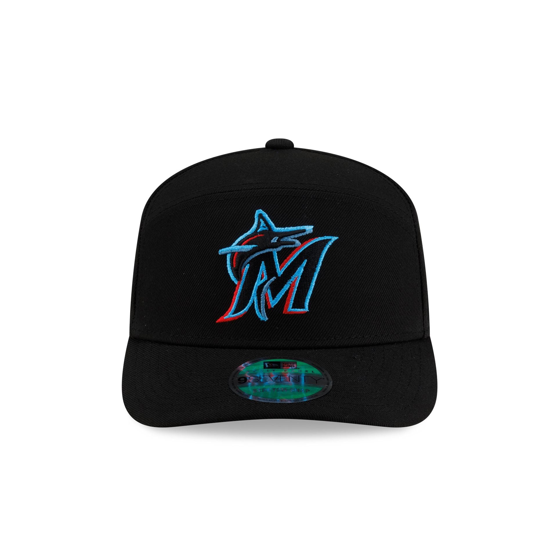 Miami Marlins Player Replica Game Split Panel 9SEVENTY Stretch-Snap Hat