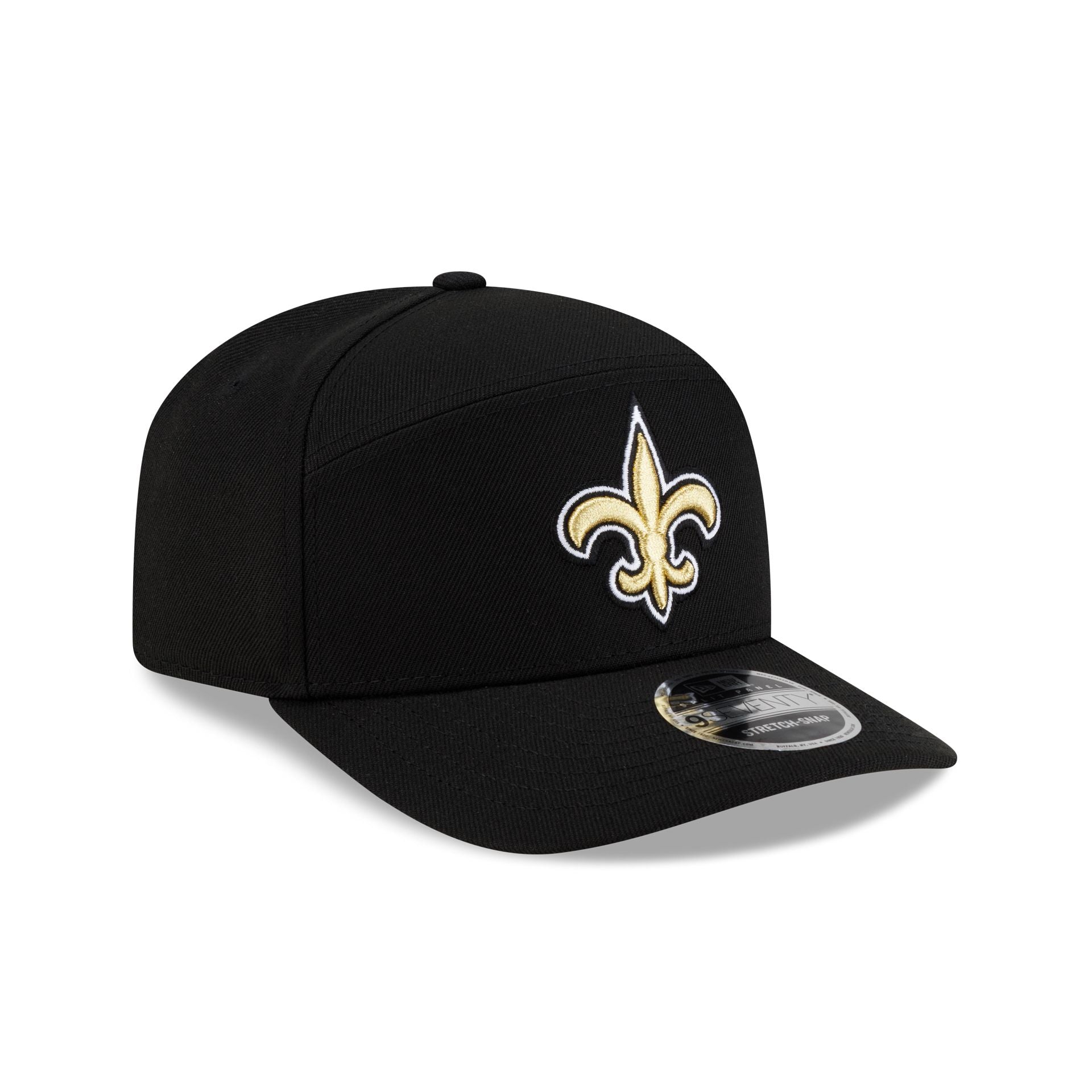 New Orleans Saints Poly Split Panel 9SEVENTY Stretch-Snap Hat
