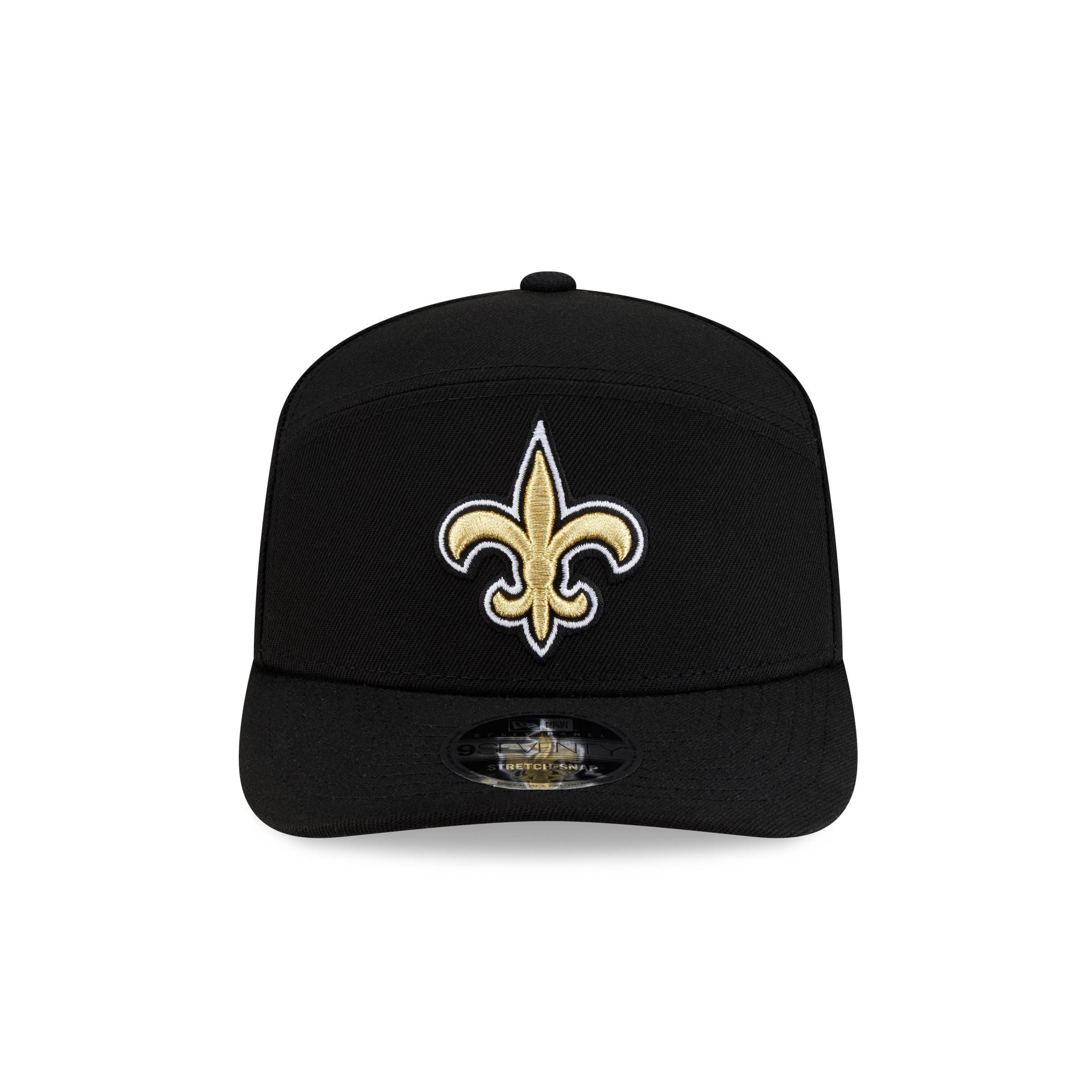New Orleans Saints Poly Split Panel 9SEVENTY Stretch-Snap Hat