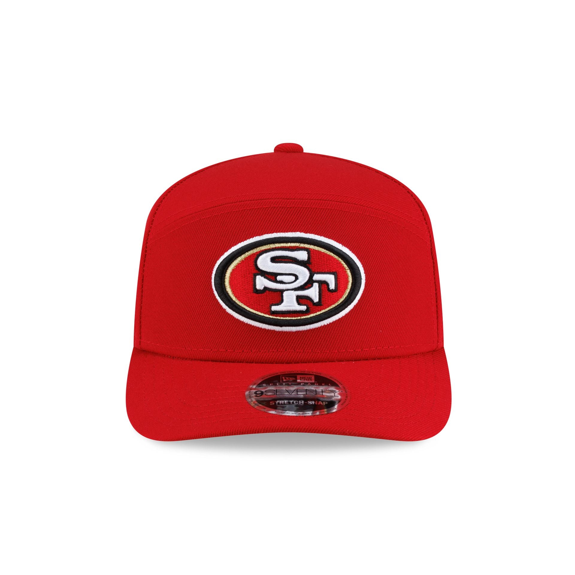 San Francisco 49ers Poly Split Panel 9SEVENTY Stretch-Snap Hat