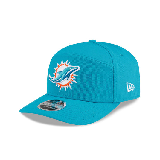 Miami Dolphins Poly Split Panel 9SEVENTY Stretch-Snap Hat - New Era Cap
