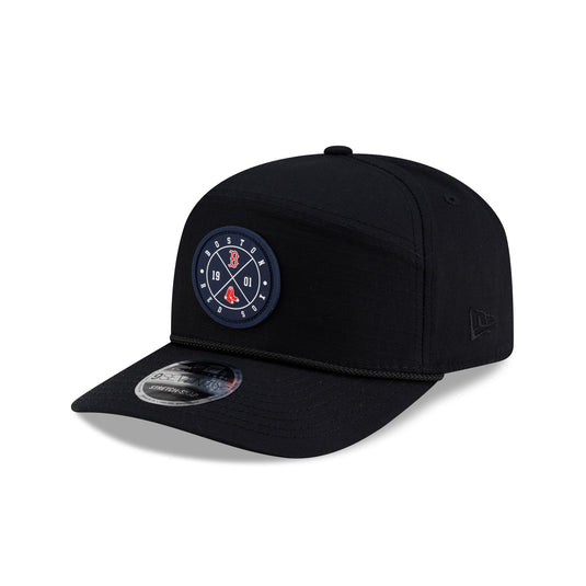 Boston Red Sox Cotton Ripstop Split Panel 9SEVENTY Stretch-Snap Hat - New Era Cap