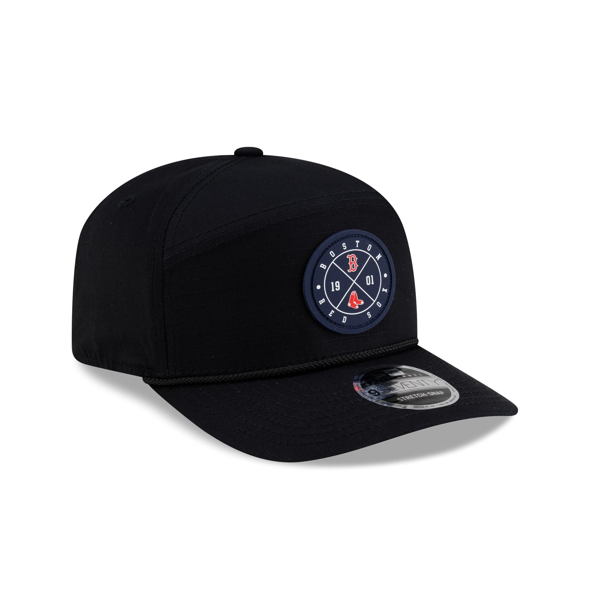 Boston Red Sox Cotton Ripstop Split Panel 9SEVENTY Stretch-Snap Hat