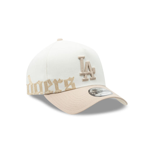Los Angeles Dodgers Gothic Script 9FORTY A-Frame Snapback Hat - New Era Cap