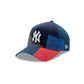 New York Yankees Corduroy Patchwork 9FORTY A-Frame Snapback Hat