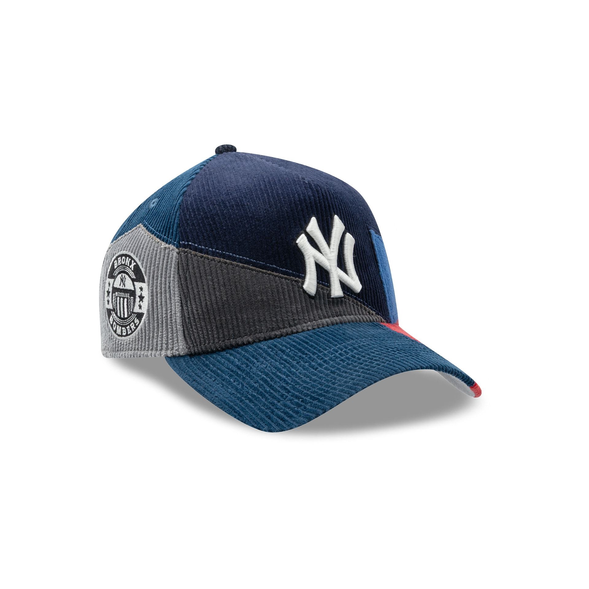 New York Yankees Corduroy Patchwork 9FORTY A-Frame Snapback Hat