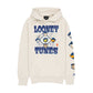 New York Mets Looney Tunes Diamond Chrome White Hoodie