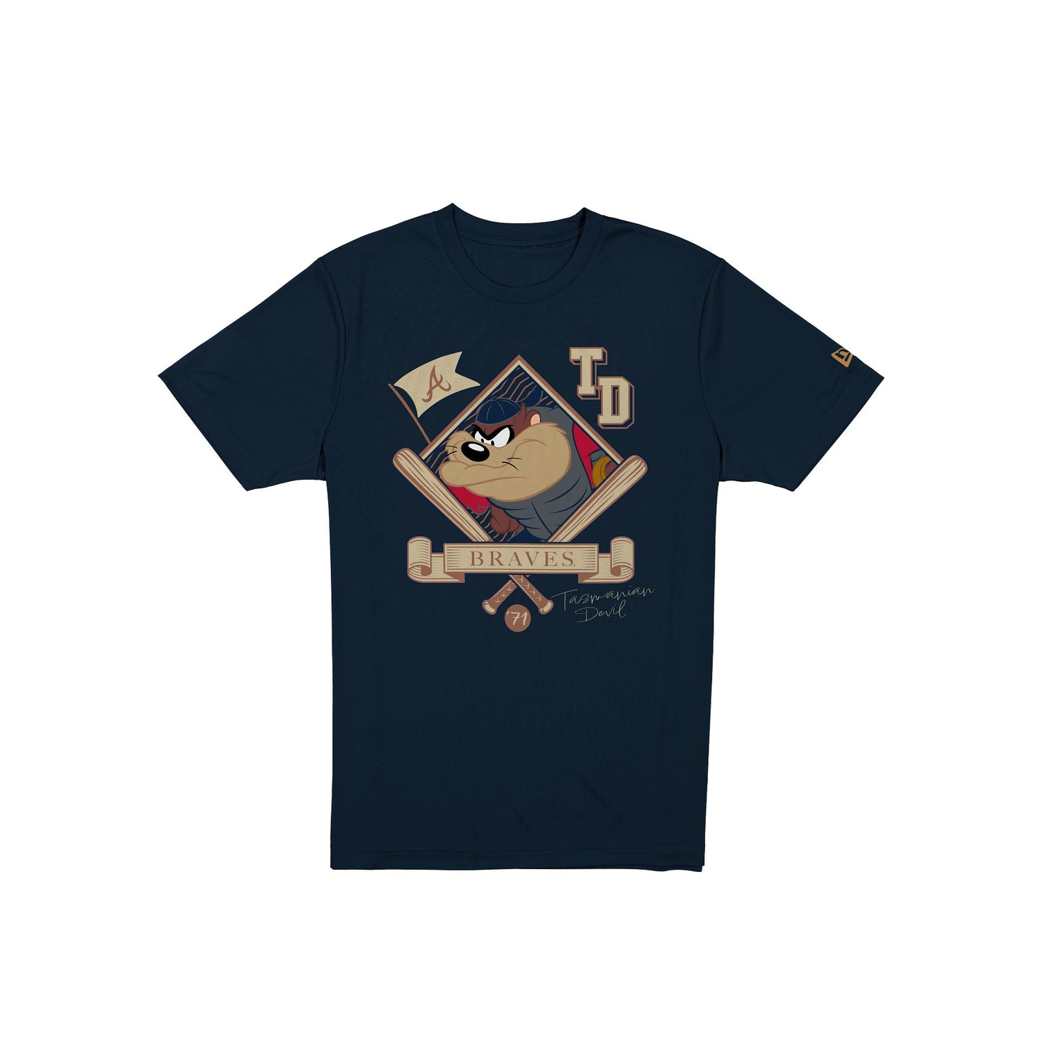 Atlanta Braves Tasmanian Devil Catcher T-Shirt