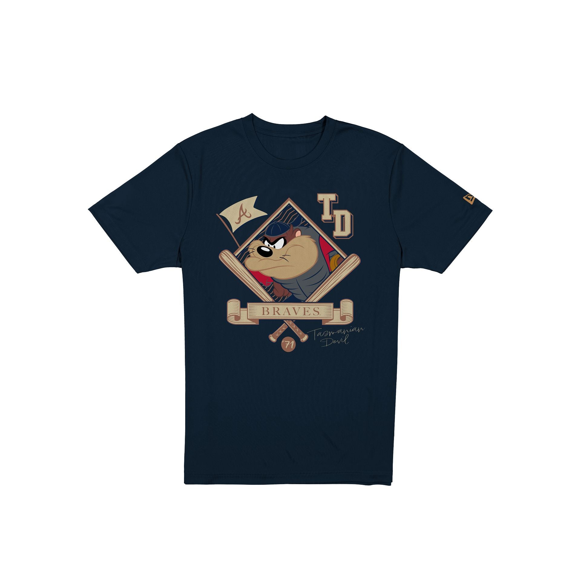 Atlanta Braves Tasmanian Devil Catcher T-Shirt