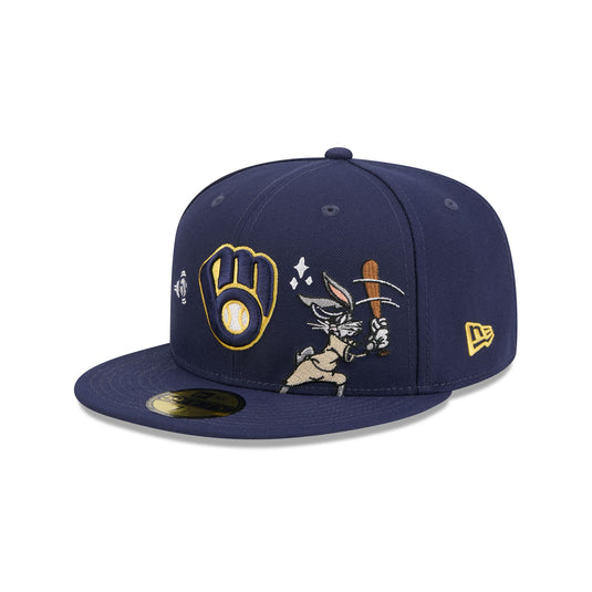 Milwaukee Brewers Bugs Bunny Swing 59FIFTY Fitted Hat - New Era Cap