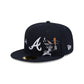 Atlanta Braves Bugs Bunny Swing 59FIFTY Fitted Hat
