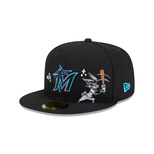 Miami Marlins Bugs Bunny Swing 59FIFTY Fitted Hat - New Era Cap