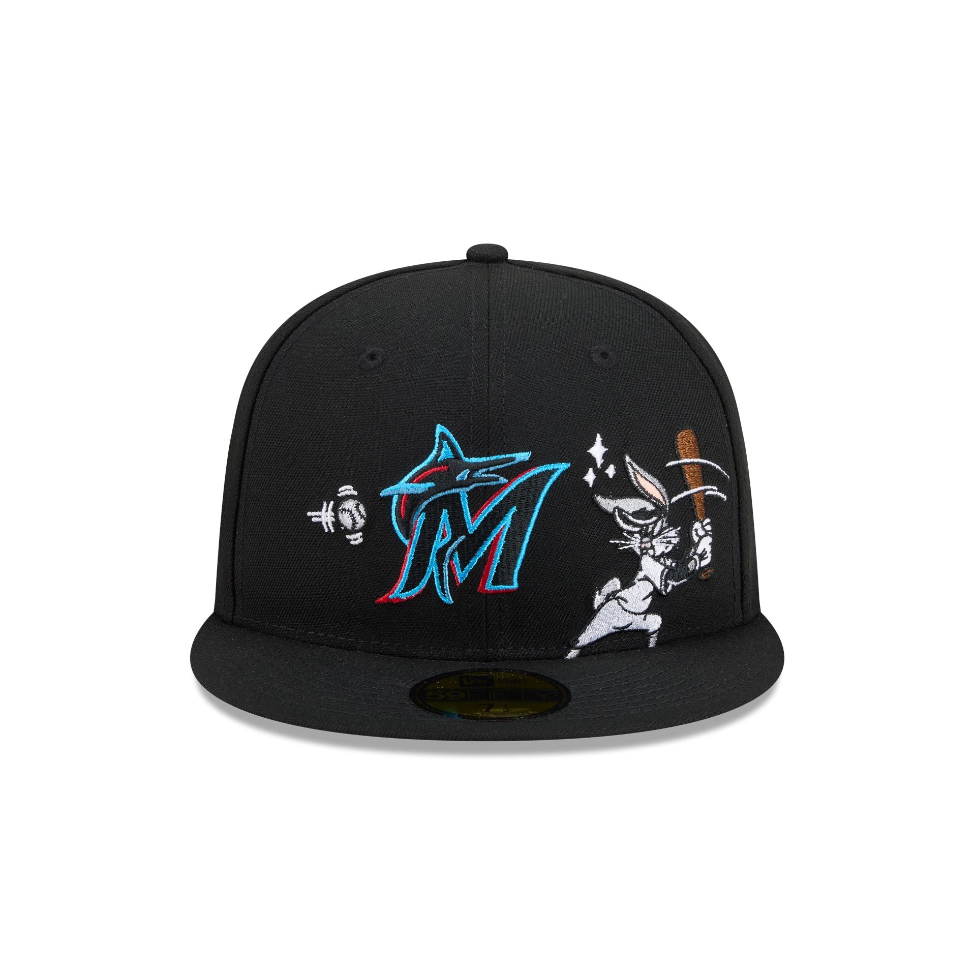 Miami Marlins Bugs Bunny Swing 59FIFTY Fitted Hat