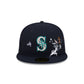 Seattle Mariners Bugs Bunny Swing 59FIFTY Fitted Hat