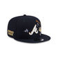 Atlanta Braves Tasmanian Devil Swing 9FIFTY Snapback Hat