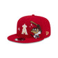 Los Angeles Angels Tasmanian Devil Swing 9FIFTY Snapback Hat
