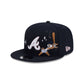 Atlanta Braves Lola Bunny Swing 9FIFTY Snapback Hat