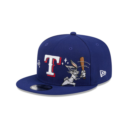 Texas Rangers Bugs Bunny Swing 9FIFTY Snapback Hat - New Era Cap