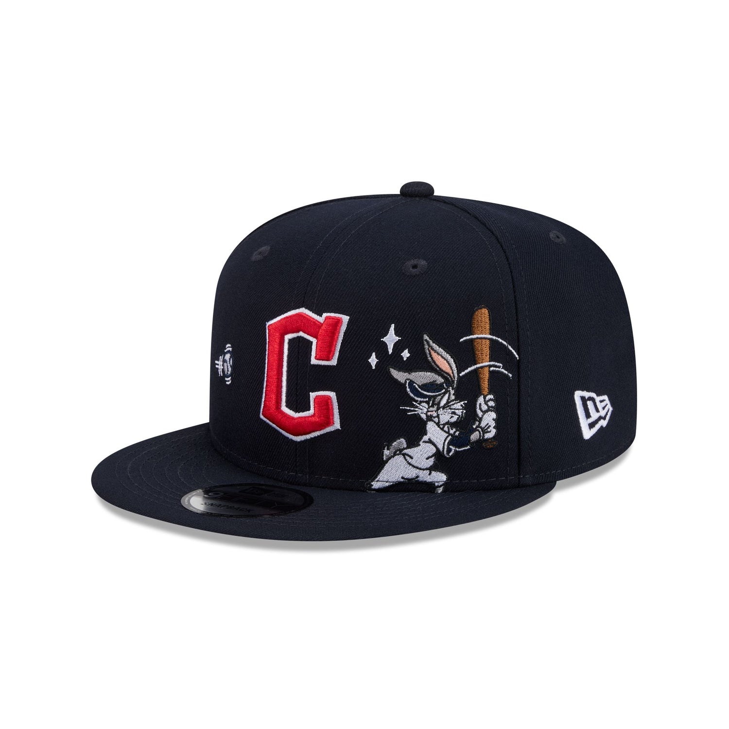 Cleveland Guardians Bugs Bunny Swing 9FIFTY Snapback Hat