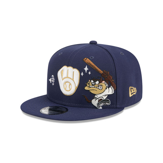 Milwaukee Brewers Tasmanian Devil Swing 9FIFTY Snapback Hat - New Era Cap