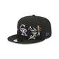 Colorado Rockies Bugs Bunny Swing 9FIFTY Snapback Hat