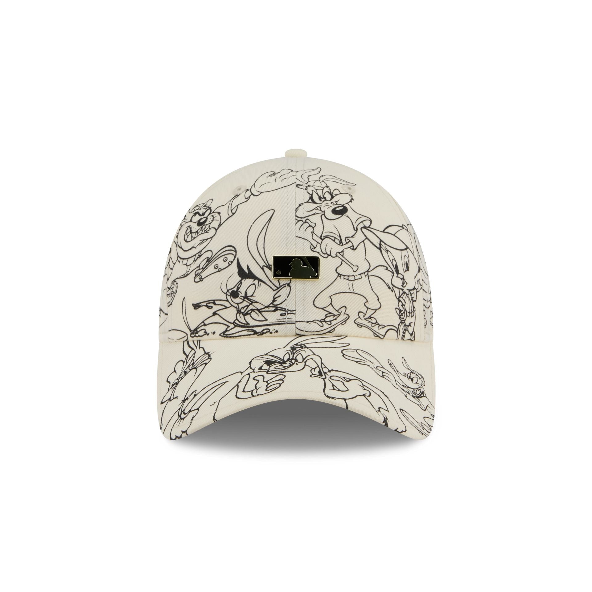 MLB Looney Tunes Chrome White Casual Classic Adjustable Hat