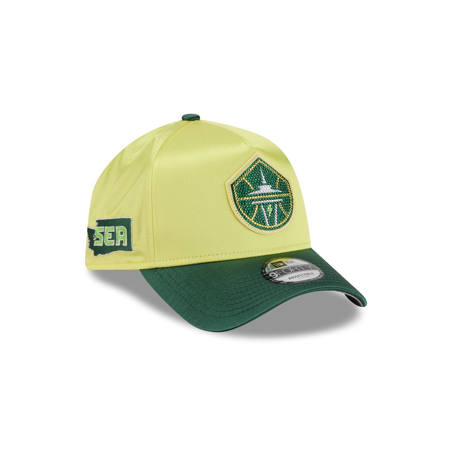 Seattle Storm 2026 Draft Satin 9FORTY A-Frame Snapback Hat