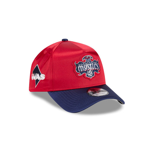 Washington Mystics 2026 Draft Satin 9FORTY A-Frame Snapback Hat - New Era Cap