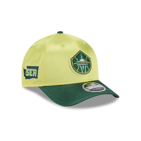 Seattle Storm 2026 Draft Satin 9FORTY M-Crown Snapback Hat - New Era Cap