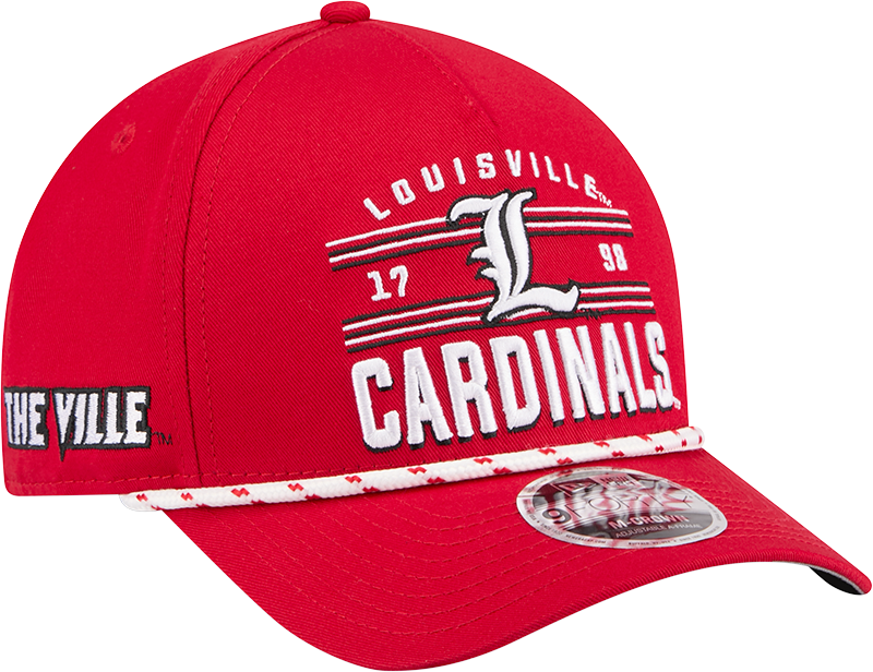 Louisville Cardinals March Madness 9FORTY M-Crown A-Frame Snapback Hat