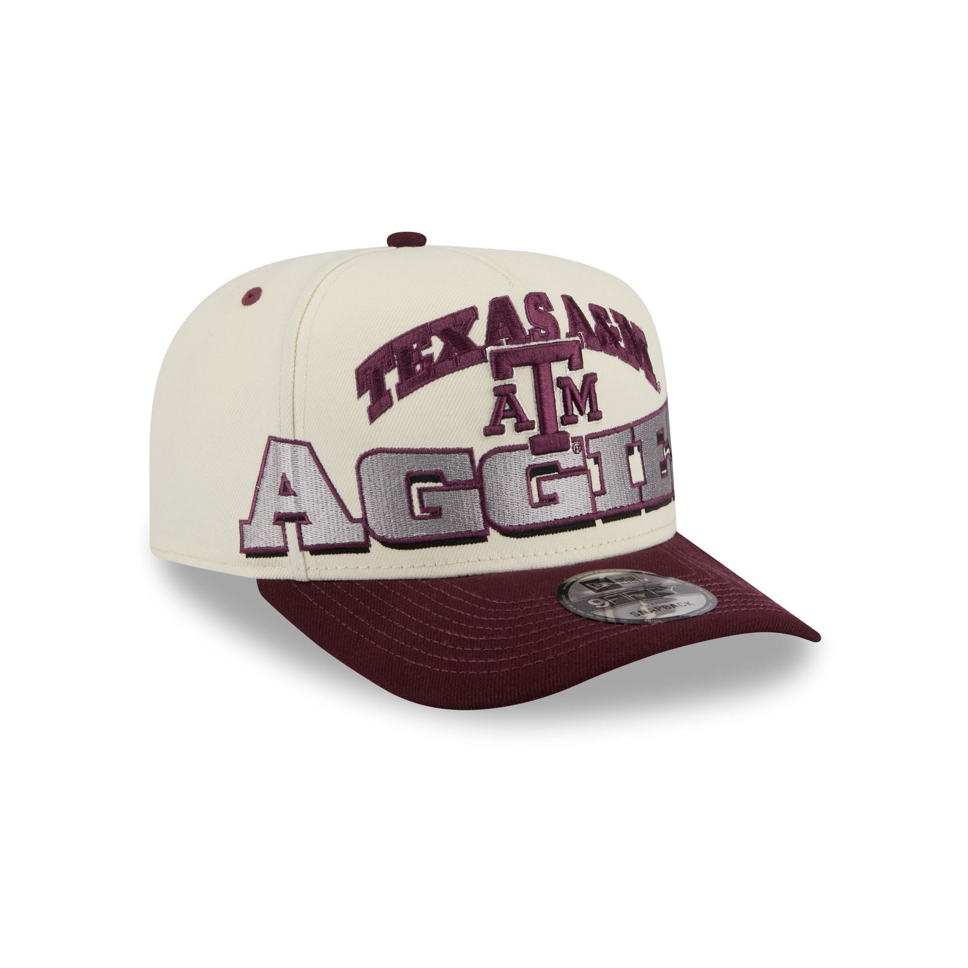 Texas A&M Aggies March Madness Chrome 9FIFTY A-Frame Snapback Hat