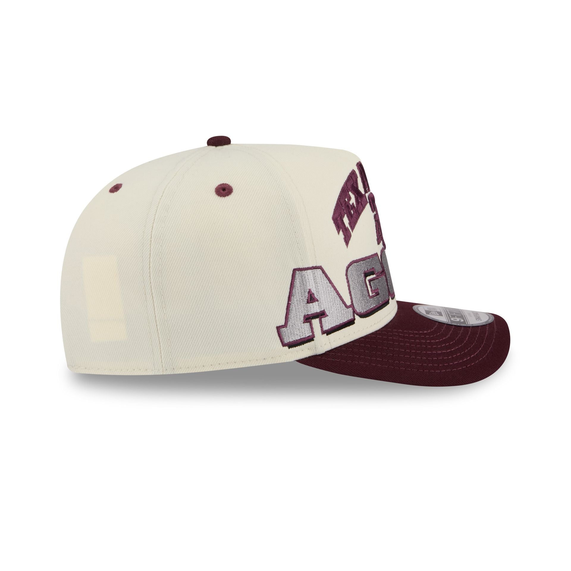 Texas A&M Aggies March Madness Chrome 9FIFTY A-Frame Snapback Hat