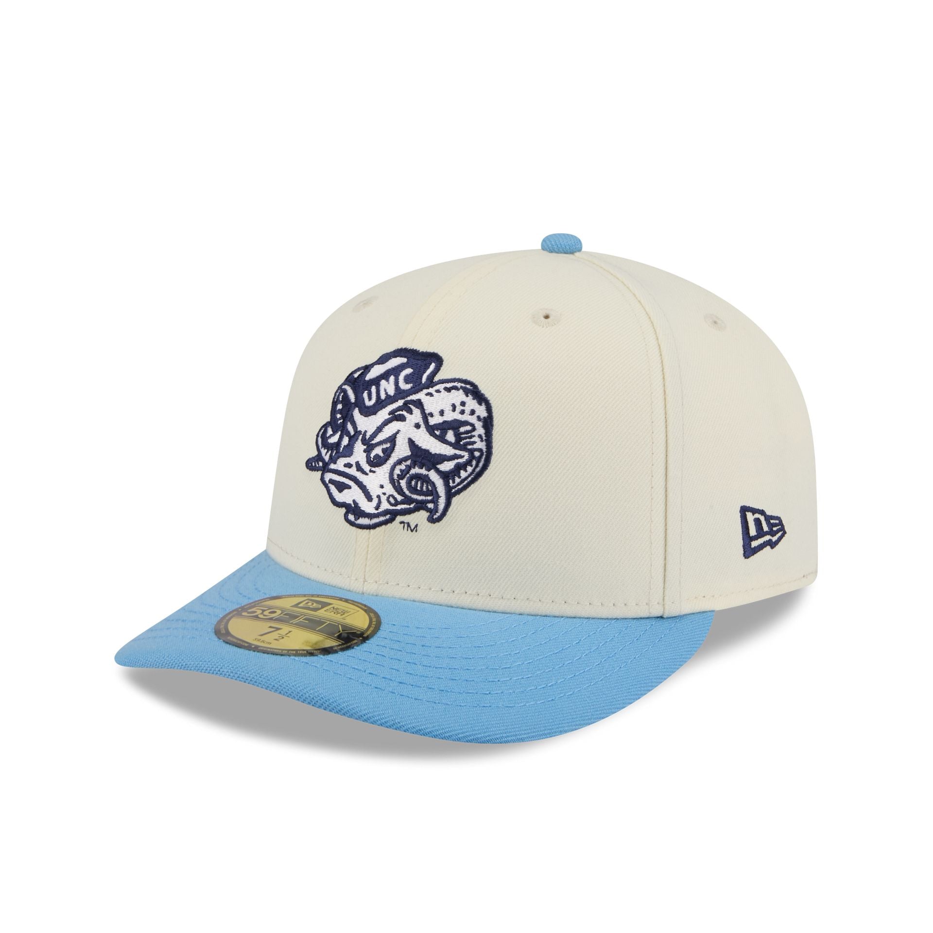 North Carolina Tar Heels 1982 March Madness College Vault Chrome 59FIFTY Fitted Hat