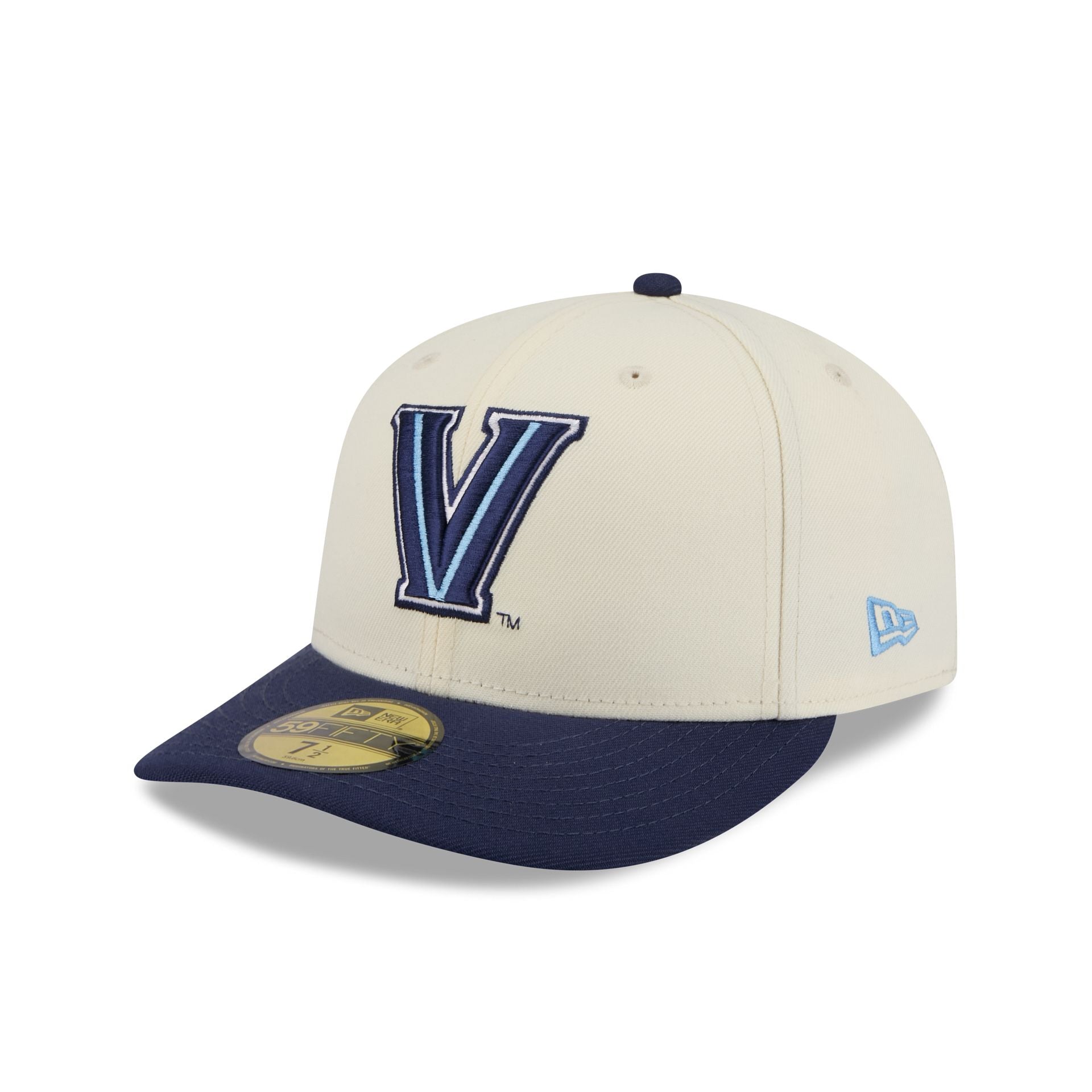 Villanova Wildcats 1985 March Madness College Vault Chrome 59FIFTY Fitted Hat