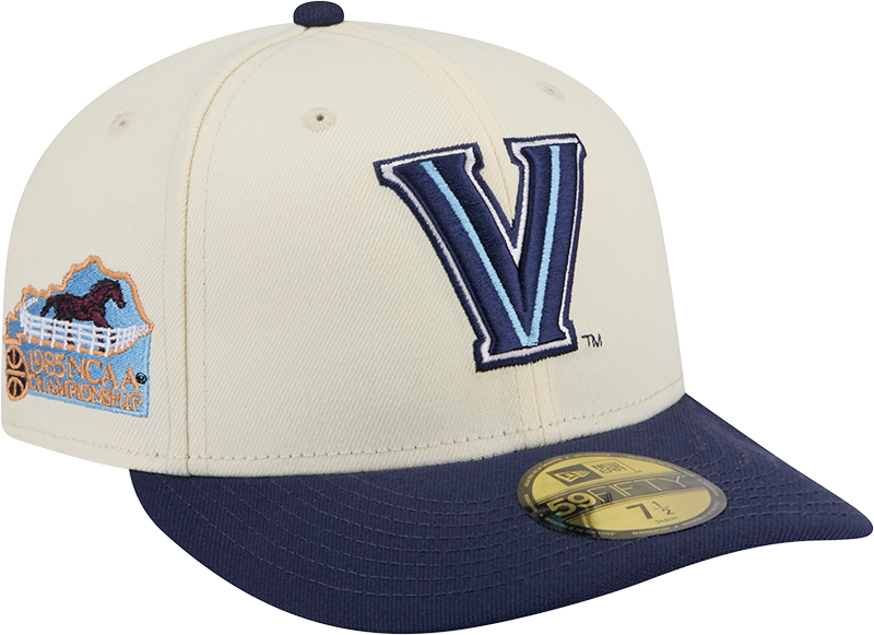 Villanova Wildcats 1985 March Madness College Vault Chrome 59FIFTY Fitted Hat
