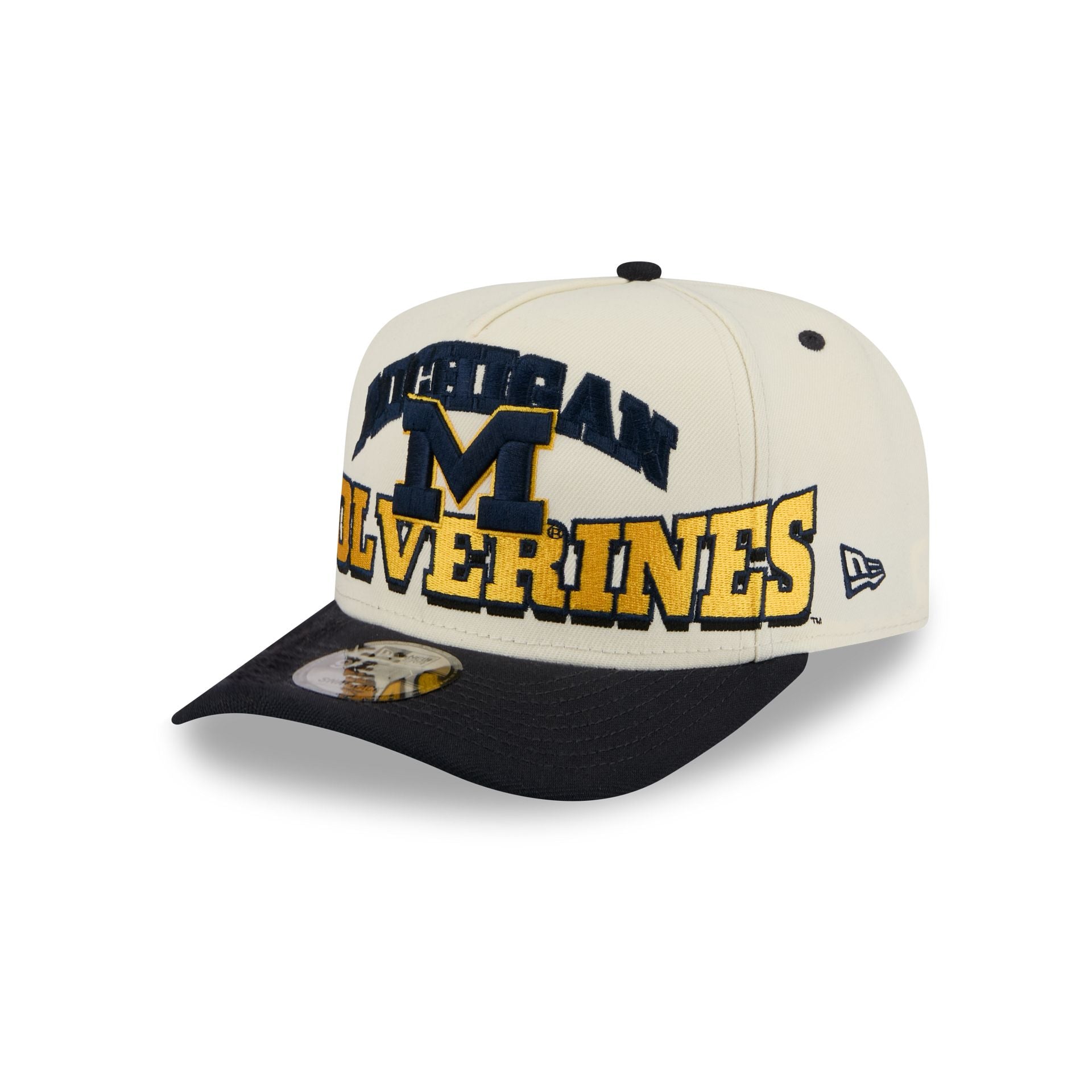 Michigan Wolverines March Madness Chrome 9FIFTY A-Frame Snapback Hat